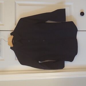 Black button-up shirt